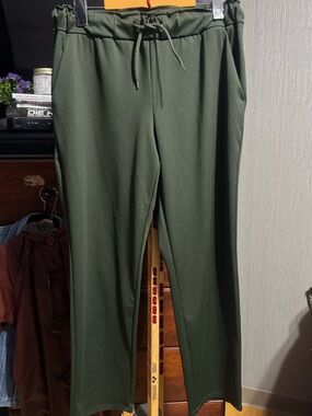 Maison d'Amélie Paris Olive Green Elastic Drawstring Waist Pants Size S